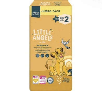 Підгузки LITTLE ANGELS 2розмір (58шт)