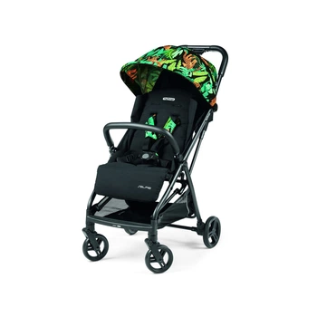 Коляска Peg-Perego Selfie Jaguars чорна з тропічним малюнком (IP22000000JL24RO01)
