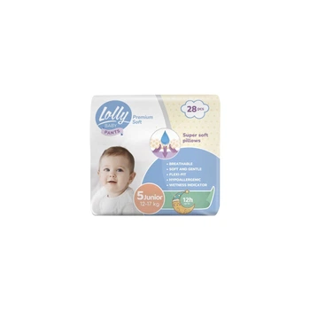 Підгузок Lolly Premium Soft Junior 5 (12-17 кг) 28 шт (4820174981006)