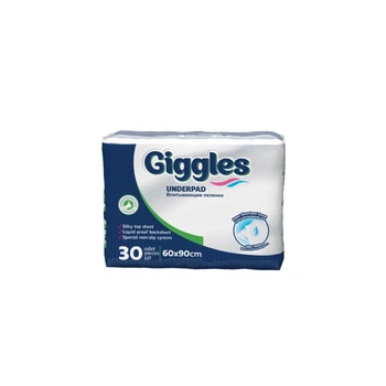 Пелюшки для малюків Giggles 60х90 см 30 шт (8680131202034)