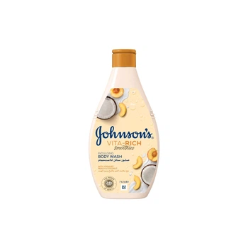 Гель для душу Johnson's Vita-Rich Релаксний з йогуртом, кокосом і екстрактом персика 250 мл (3574661385198/3574661385617)