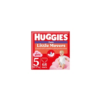 Підгузки Huggies Little Movers/Pants 5 (12-17 кг) Box для дівчаток 68 шт (5029053564111)