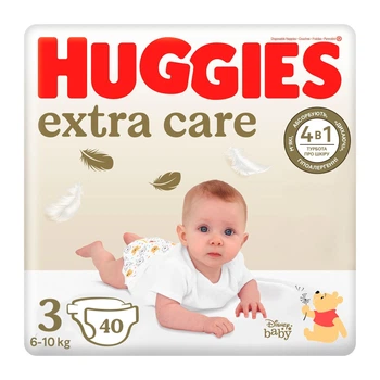 Підгузки Huggies Extra Care Size 3 (6-10 кг) 40 шт (5029053574400)