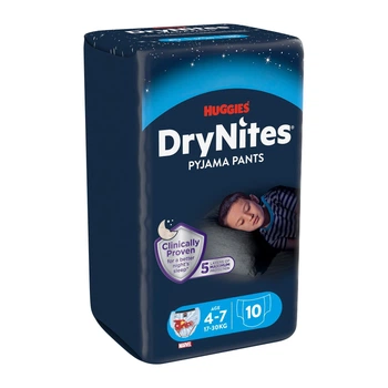 Підгузки Huggies DryNites для хлопчиків 4-7 років 10 шт (5029053527574)