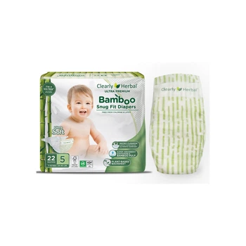 Підгузки Clearly Herbal Bamboo, розмір 5 (11-18 кг), 22 шт (1137)
