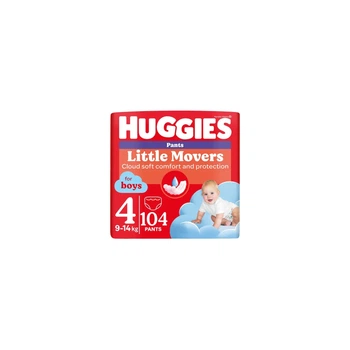 Підгузки Huggies Little Movers/Pants 4 M-Pack 9-14 кг для хлопчиків 104 шт (5029054568088)