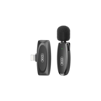 Мікрофон XO MKF08B з придушенням шуму lightning Black (XO MKF08B-IP)