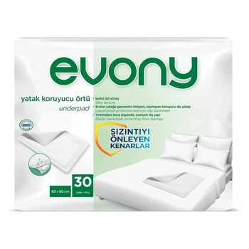 Пелюшки для малюків Evony 60 х 90 30 шт (8690536804368)