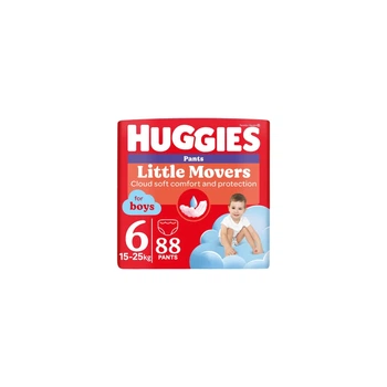 Підгузки Huggies Little Movers Pants 6 (15-25 кг) для хлопчиків 88 шт (5029054568200)