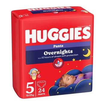 Підгузки Huggies Overnights Pants Трусики 5 12-17 кг 24 шт. (5029053581095)