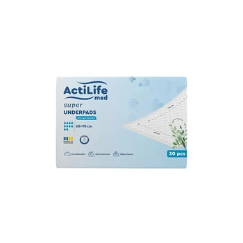 Пелюшки для малюків ActiLife Med Super 60 х 90, 30 шт (4820174981495)