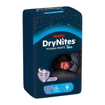 Підгузки Huggies DryNites для хлопчиків 13+ років, 9 шт (5029053583662)