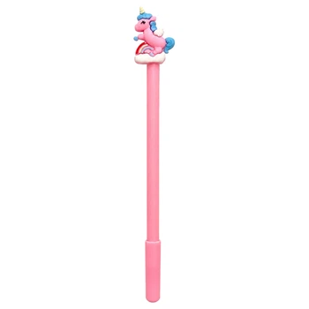 Дитяча гелева ручка "Єдиноріг" 016(Pink) синій, 17,5 см