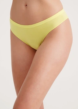 Труси бразиліана жіночі безшовні Giulia BRASILIAN BRIEFS COLOR S/M Yellow-charlock