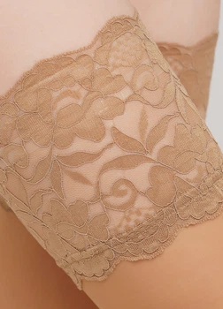 Панчохи на силіконовій резинці Giulia PASSION HOLD-UPS 20 1/2 Beige-daino