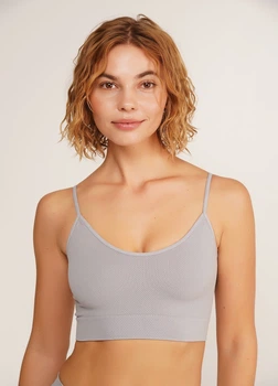 Безшовний топ на тонких бретелях Giulia CAMI TOP GRAIN L/XL Grey-griffin