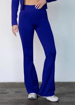 Жіночі легінси кльош з push-up ефектом Giulia Flexing leggins «Sculpt Flare» YZ168 M Navy-navy blue