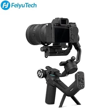 Стабилизатор для камеры FeiyuTech SCORP Mini 3 до 2 кг | 3-осевой ручной кардан для фото и видеосъемки