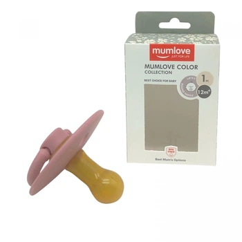 Латексна пустушка (12м+) (РОЖЕВА ВИД 1) Mumlove (273595)