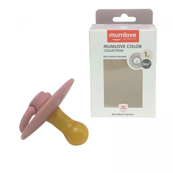 Латексна пустушка (0м+) (РОЖЕВА ВИД 2) Mumlove (273606)