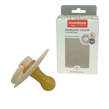 Латексна пустушка (12м+) (БІЛА) Mumlove (273585)