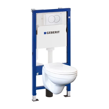 Монтажный комплект Geberit Duofix Pro20 Idol 118.315.11.1 с клавишей Delta 01