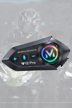 Мотогарнитура Y12 Pro Bluetooth с RGB-подсветкой и защитой IP56
