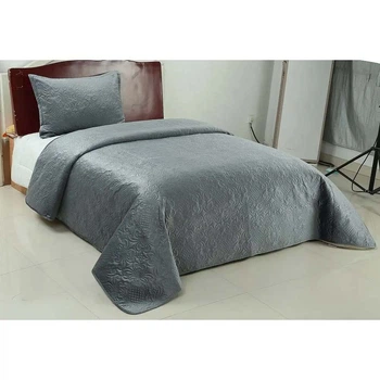 Покрывало Soho Velvet Dutch Venzel Azure A120087 200*220 см серое