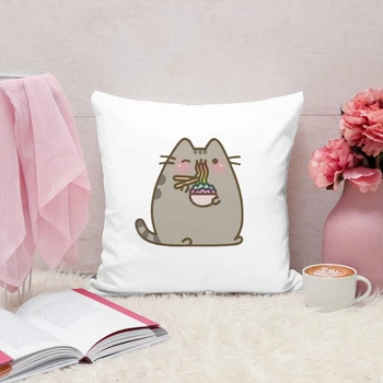 Подушка плюшевая Pusheen Пушин 35х35 см (ПУ000104)
