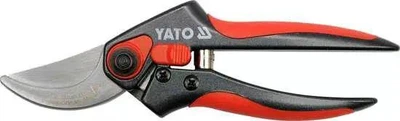 Секатор YATO с закруглёнными лезвиями, длина 200 мм, диаметр реза 15 мм