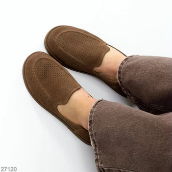 Жіночі мокасини Brista 38 24.5 см Коричневий 27120