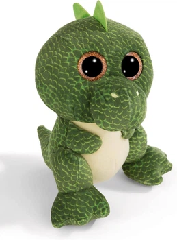 Мягкая игрушка NICI Glubschis Dino Xert 25 см - зеленый плюшевый динозавр Тираннозавр Рекс