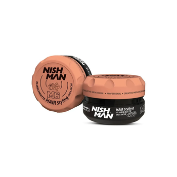 Моделюючий волокнистий крем-помада Nishman Hair Styling Fibre Cream 100 мл (сильна фіксація, матовий ефект)