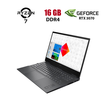 Игровой ноутбук HP Omen 16-C0825NO / 16.1" (1920x1080) IPS / AMD Ryzen 7 5800H (8 (16) ядер по 3.2 - 4.4 GHz) / 16 GB DDR4 / 1000 GB SSD / nVidia GeForce RTX 3070, 8 GB GDDR6, 256-bit / WebCam б/у