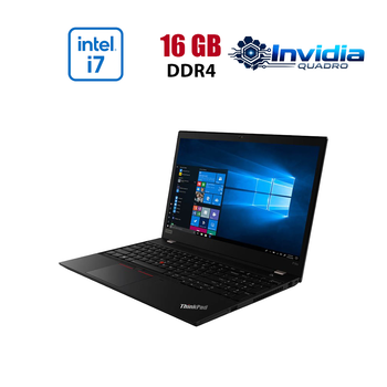 Мобильная рабочая станция Lenovo ThinkPad P155 / 15.6" (1920x1080) IPS / Intel Core i7-10510U (4 (8) ядра по 1.8 - 4.9 GHz) / 16 GB DDR4 / 512 GB SSD / nVidia Quadro P520, 4 GB GDDR5, 64-bit / WebCam б/у