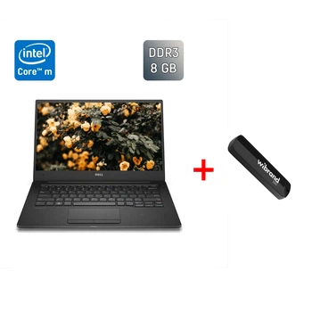 Ультрабук Dell Latitude 7370 / 13.3" (1920x1080) IPS / Intel Core m5-6Y57 (2 (4) ядра по 1.1 - 2.8 GHz) / 8 GB DDR3 / 240 GB SSD / Intel HD Graphics 515 / mHDMI / Windows 10 б/у + Подарок Флэш-накопитель USB 32 GB
