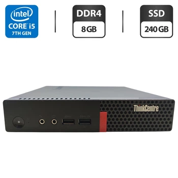 Неттоп Lenovo ThinkCentre M710q Tiny USFF / Intel Core i5-7500T (4