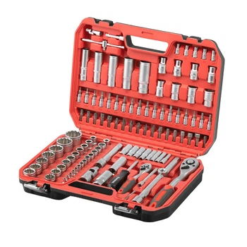 Набор инструментов 1/2" & 1/4" 110од, 12-гр INTERTOOL ET-9109