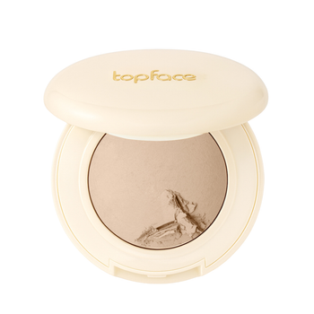 Пудра для обличчя запечена TopFace ProHD Natural Glow PT704, 003 Light Beige Світло-бежева