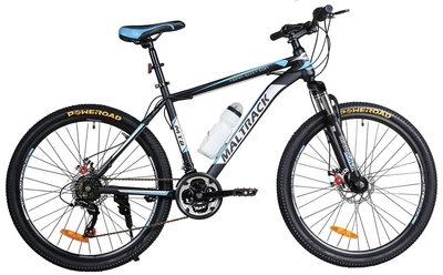 Гірський велосипед MalTrack 26'' Team Steel Дискові гальма Shimano (107776) (5901924218661)  