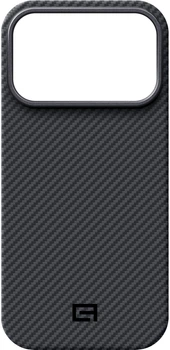 Чехол для смартфона Apple iPhone 17 Pro ArmorStandart BlackIcon Aramid Twill MagCase Black (ARM90149)