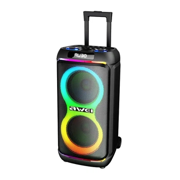Bluetooth колонка-караоке Awei KT-33 (100W)- чорний