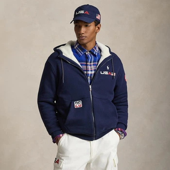Кофта Team USA Polo Ralph Lauren Fleece Full-Zip Hoodie розмір S