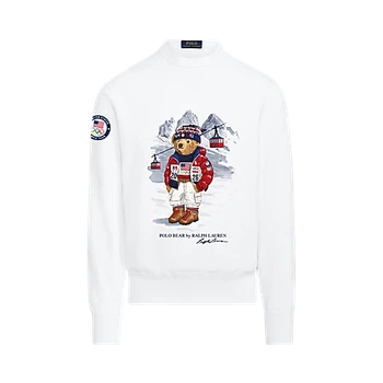 Чоловіча кофта у білому кольорі Ralph Lauren Men’s Fleece Sweatshirt розмір М