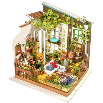 Конструктор 3D міні-будинок Miller’s Flower House DG108 - Robotime - (6946785164008)