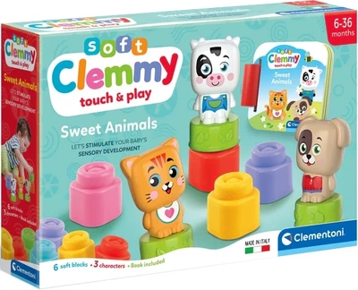 Zestaw gumowych zabawek Clementoni Clemmy Sweet Animals (8005125178490)