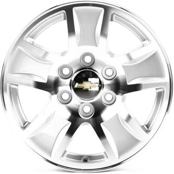 Литі диски Replica Chevrolet (GN206) R17 W8 PCD6x139.7 ET24 DIA78.1 (silver machined face)