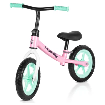 Rowerek biegowy MalTrack FLIKO Pink-Turquise-White (113667) (5901924245872)