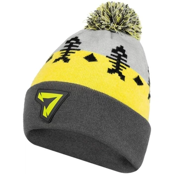 Шапка Select Skeleton 58 gray/yellow