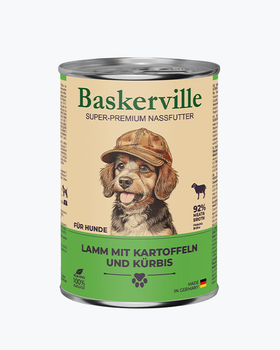Вологий корм для собак Baskerville баранина з картоплею та гарбузом суперпреміум повнораціонний 400 г.